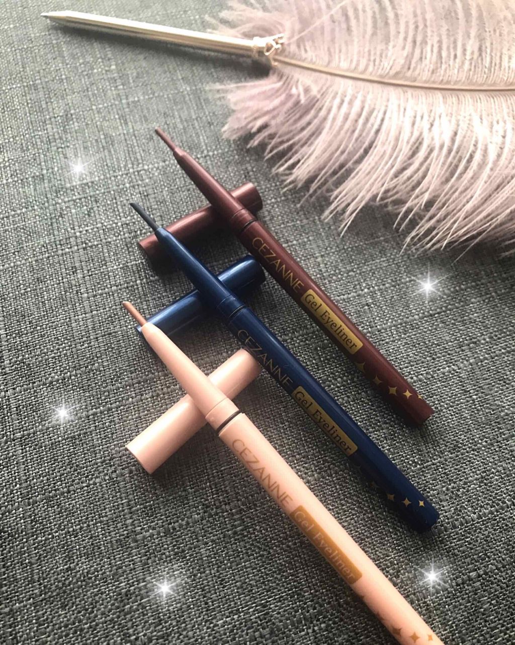 ジェルアイライナー 40 ネイビー/CEZANNE/ジェルアイライナーを使ったクチコミ（2枚目）
