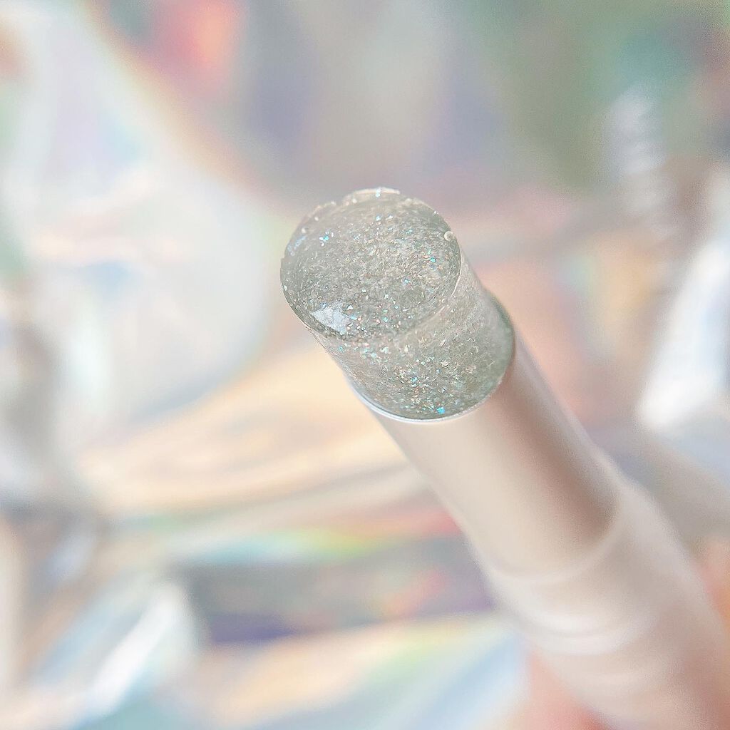 グリッタリーウェブリップバーム/unleashia/リップケアを使ったクチコミ（2枚目）