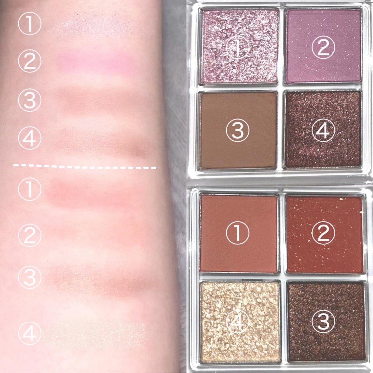 グリッターレイヤリングアイシャドウパレット/TWINKLE POP/アイシャドウパレットを使ったクチコミ(3枚目)