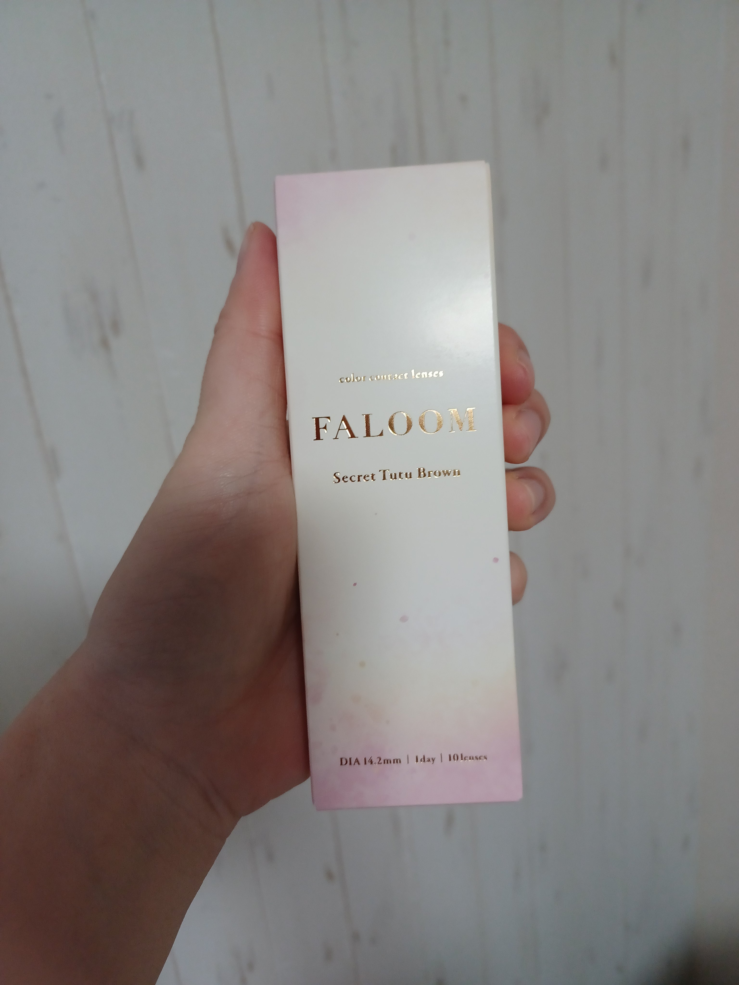 FALOOM 1DAY シークレットチュチュブラウン/FALOOM/ワンデー（１DAY）カラコンを使ったクチコミ（1枚目）