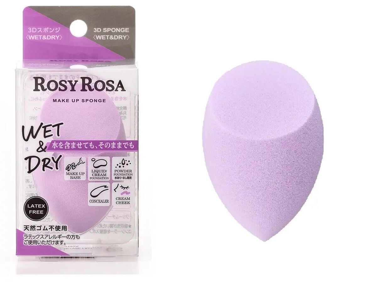 3Dスポンジ〈WET&DRY〉 ロージーローザ