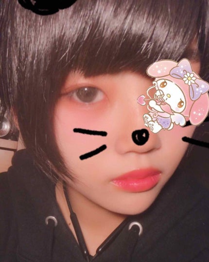 裕貴 on LIPS 「アンニュイな感じのうさぎめいくの女装やってみました。すごく雑で..」(4枚目)