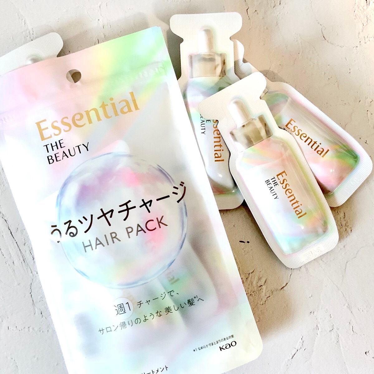 ザビューティ うるツヤチャージヘアパック/エッセンシャル/ヘアマスク・ヘアパックを使ったクチコミ(3枚目)