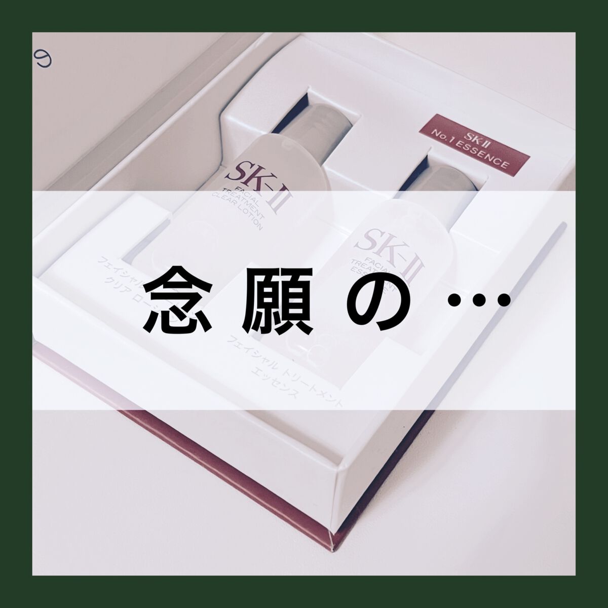 SK-Ⅱを初めて使ってみました！

何でそんなに人気なのだろう？
自分の肌に合うかな？

そんな疑問を持っていたので勇気を出してサンプルを頂いてきました！

୨୧┈┈┈┈┈┈┈┈┈┈┈┈┈┈┈┈┈┈୨୧

立派なブック型の箱に入っている時点