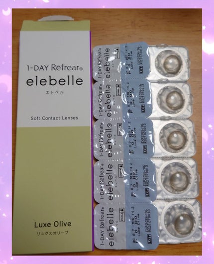 1DAY Refrear elebelle/Refrear/ワンデー(1DAY)カラコンを使ったクチコミ(1枚目)