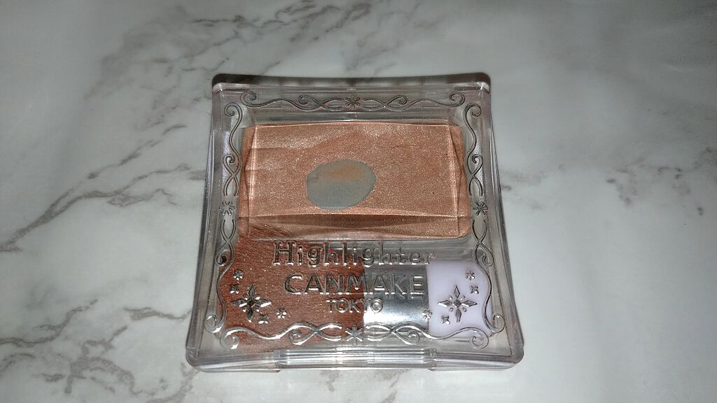 ハイライター/キャンメイク/パウダーハイライトを使ったクチコミ（1枚目）