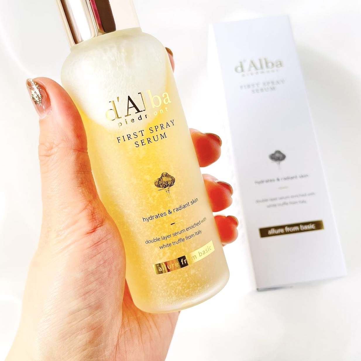 ダルバ ホワイトトリュフファーストスプレーセラム/ダルバ/ミスト状化粧水を使ったクチコミ（2枚目）