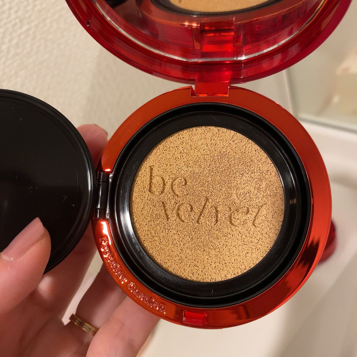 プロテーラービーベルベットカバークッション/espoir/クッションファンデーションを使ったクチコミ(2枚目)