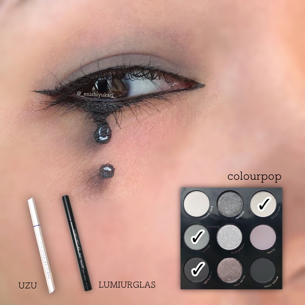 EYE OPENING LINER/UZU BY FLOWFUSHI/リキッドアイライナーを使ったクチコミ(2枚目)