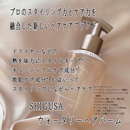 ウォータリーヘアバーム/SHIGUSA./ヘアバームを使ったクチコミ(2枚目)