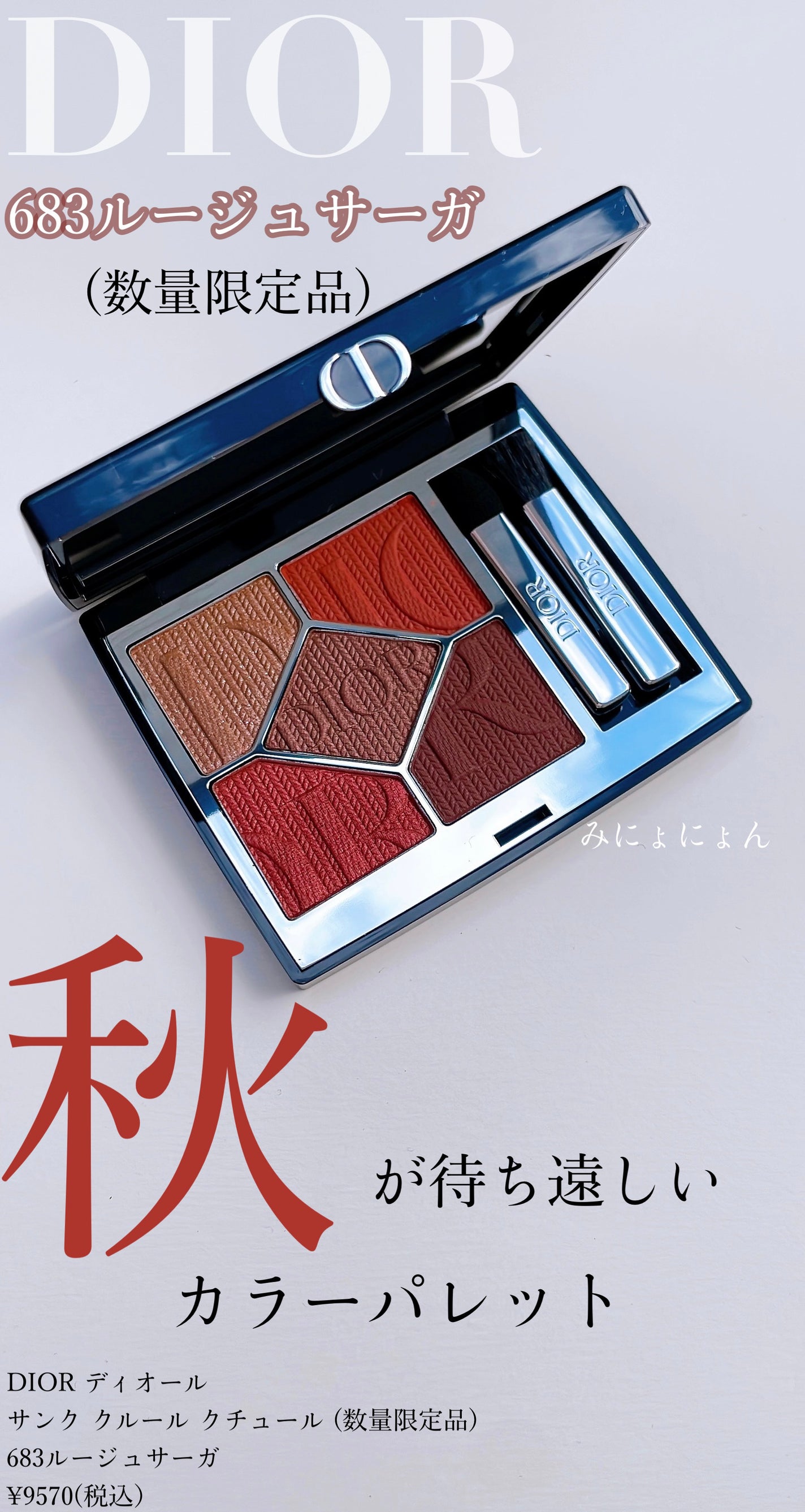 サンク クルール クチュール(フォール コレクション 2023 数量限定品)/Dior/アイシャドウを使ったクチコミ(1枚目)