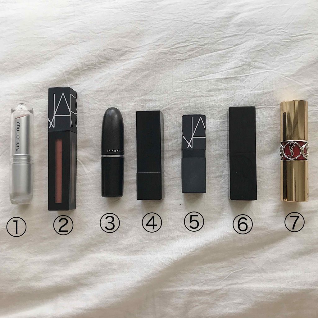 M・A・C・shu uemura・Celvoke・NARSの口紅を使った口コミ -今回