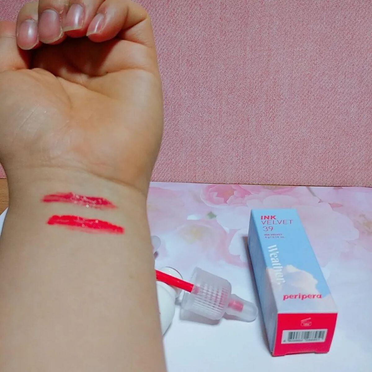 インク ベルベット 39 サニー オレンジ(SUNNY ORANGE)/PERIPERA/口紅を使ったクチコミ（2枚目）