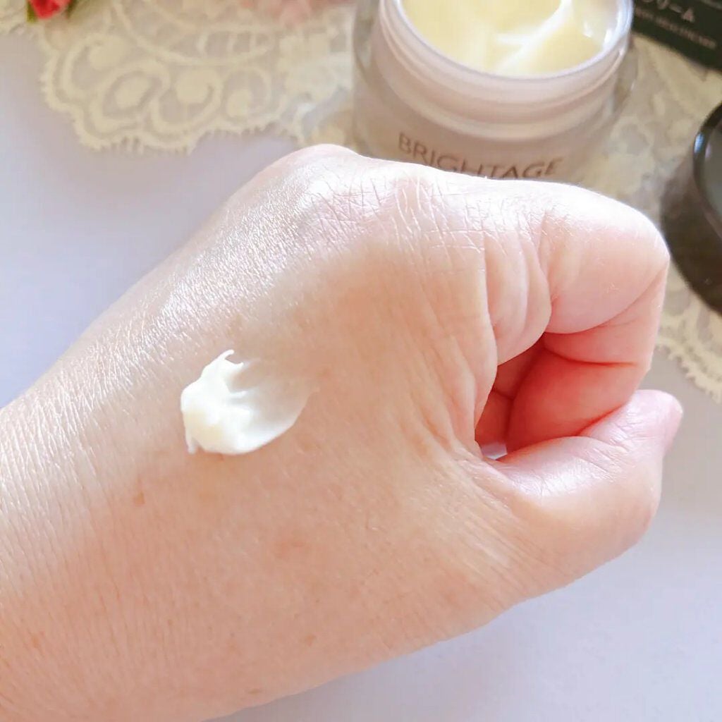 オーバーナイト ヴェールクリーム/BRIGHTAGE/フェイスクリームを使ったクチコミ(3枚目)