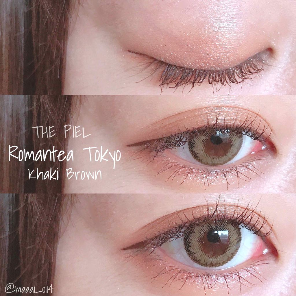 ROMANTEA TOKYO/THEPIEL/カラーコンタクトレンズを使ったクチコミ(1枚目)