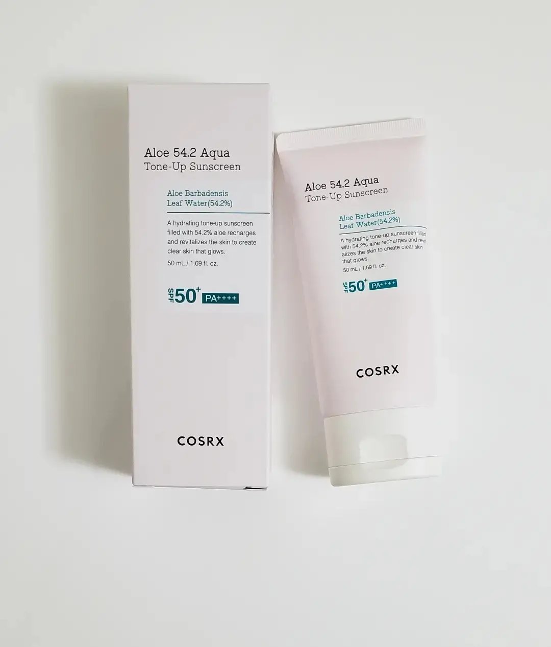 アロエ54.2アクアトーンアップUVクリーム　SPF50+ PA++++/COSRX/日焼け止めクリームを使ったクチコミ（1枚目）