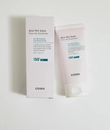 COSRX アロエ54.2アクアトーンアップUVクリーム　SPF50+ PA++++のクチコミ「♡サンケア♡ 

COSRX　(コスアールエックス)
アロエ54.2アクアトーンアップUVクリ.....」（1枚目）