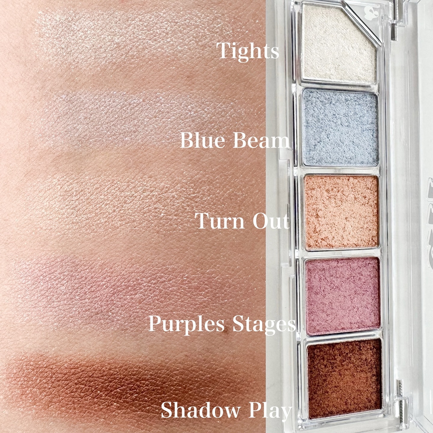 Mood Shower Face Palette No.101 バレリーノシャワー/unleashia/パウダーハイライトを使ったクチコミ（2枚目）