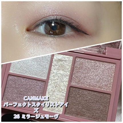 パーフェクトスタイリストアイズ/キャンメイク/アイシャドウパレットを使ったクチコミ(1枚目)