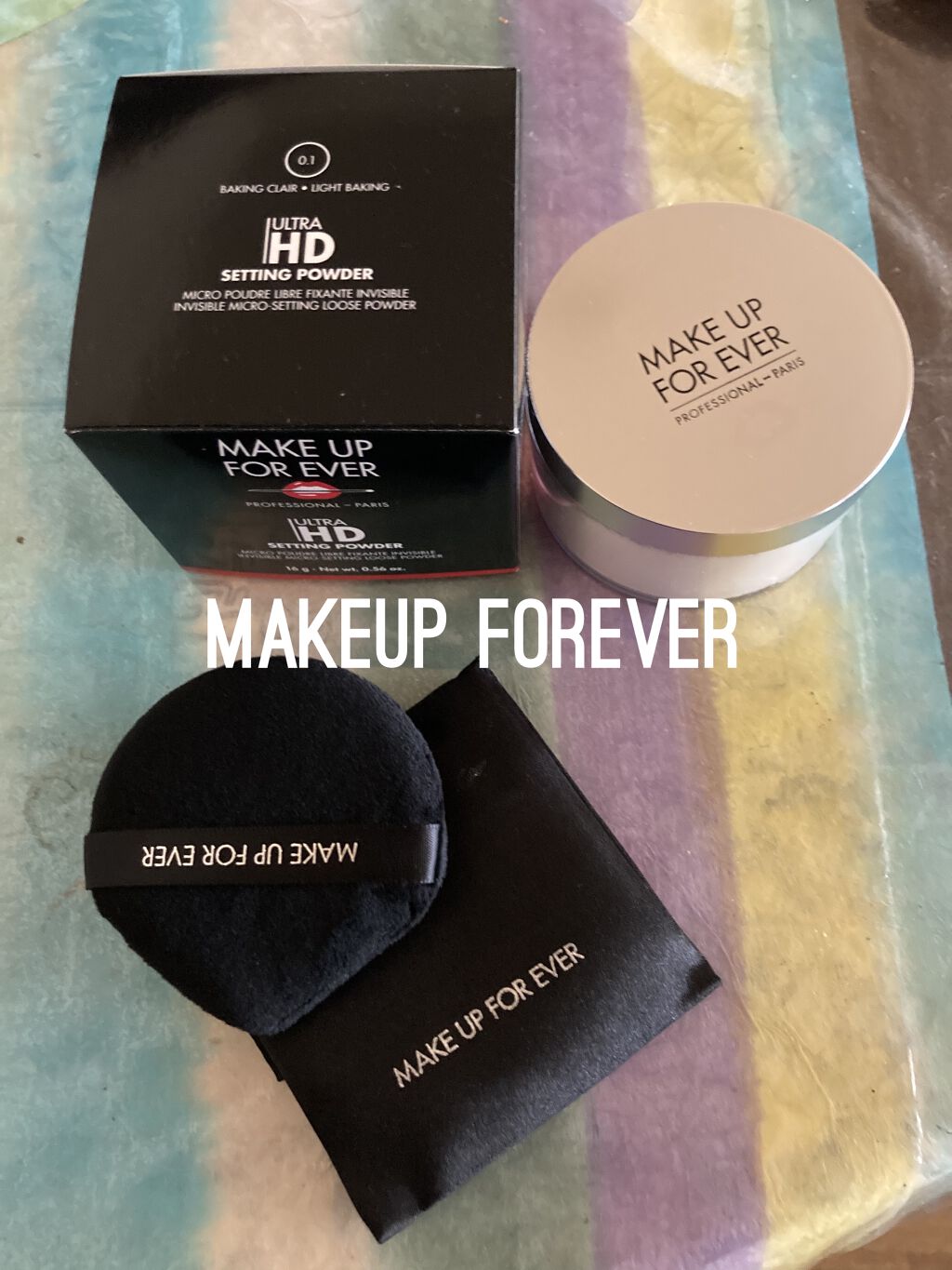 ウルトラ HD セッティングパウダー 0.1 ライトベイキング/MAKE UP FOR EVER/ルースパウダーを使ったクチコミ（1枚目）