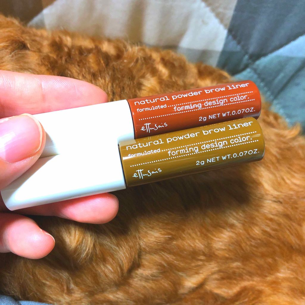 チップオン アイブロー/ettusais/パウダーアイブロウを使ったクチコミ（1枚目）