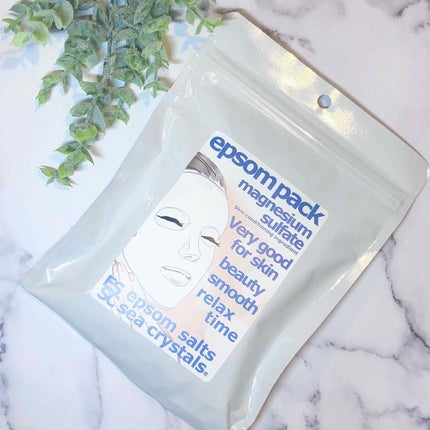 エプソムパック/sea crystals/シートマスク・パックを使ったクチコミ(1枚目)