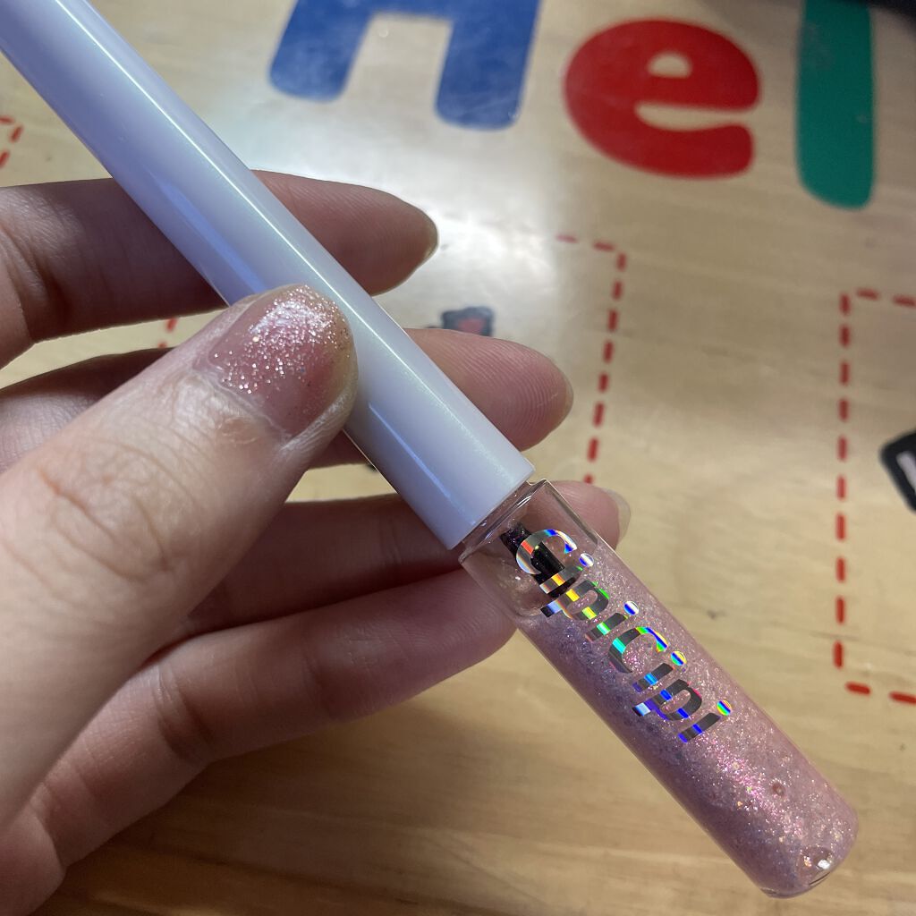 グリッターイルミネーションライナー/CipiCipi/リキッドアイライナーを使ったクチコミ（2枚目）