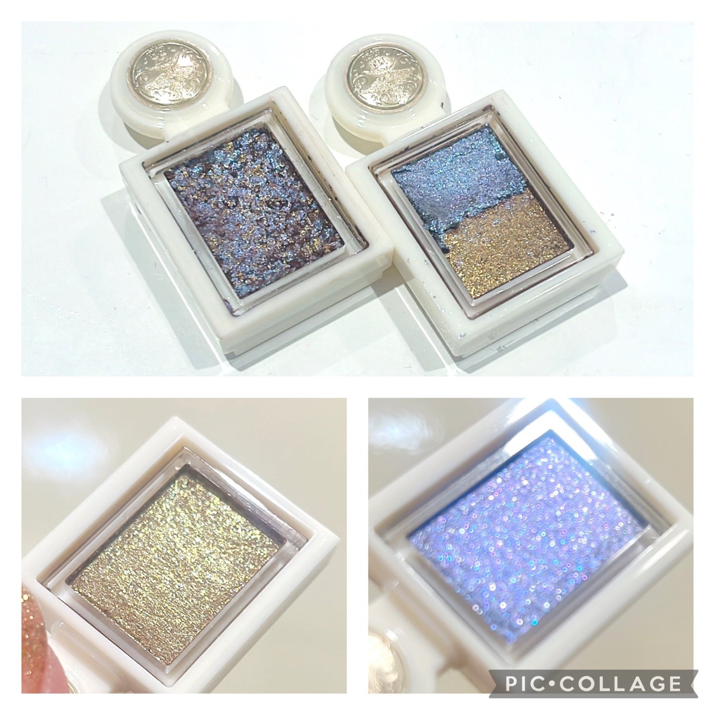 シャドーカスタマイズ (ブリリアントグリッター)/MAJOLICA MAJORCA/グリッターを使ったクチコミ(3枚目)