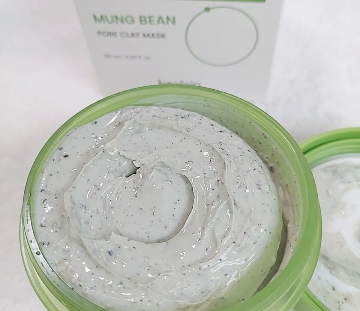 緑豆毛穴クレイパック/beplain/洗い流すパック・マスクを使ったクチコミ（2枚目）