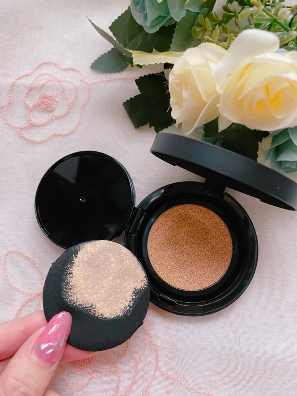 クリエイターズ ロングウェア UV クッション/ブリリアージュ/クッションファンデーションを使ったクチコミ(5枚目)