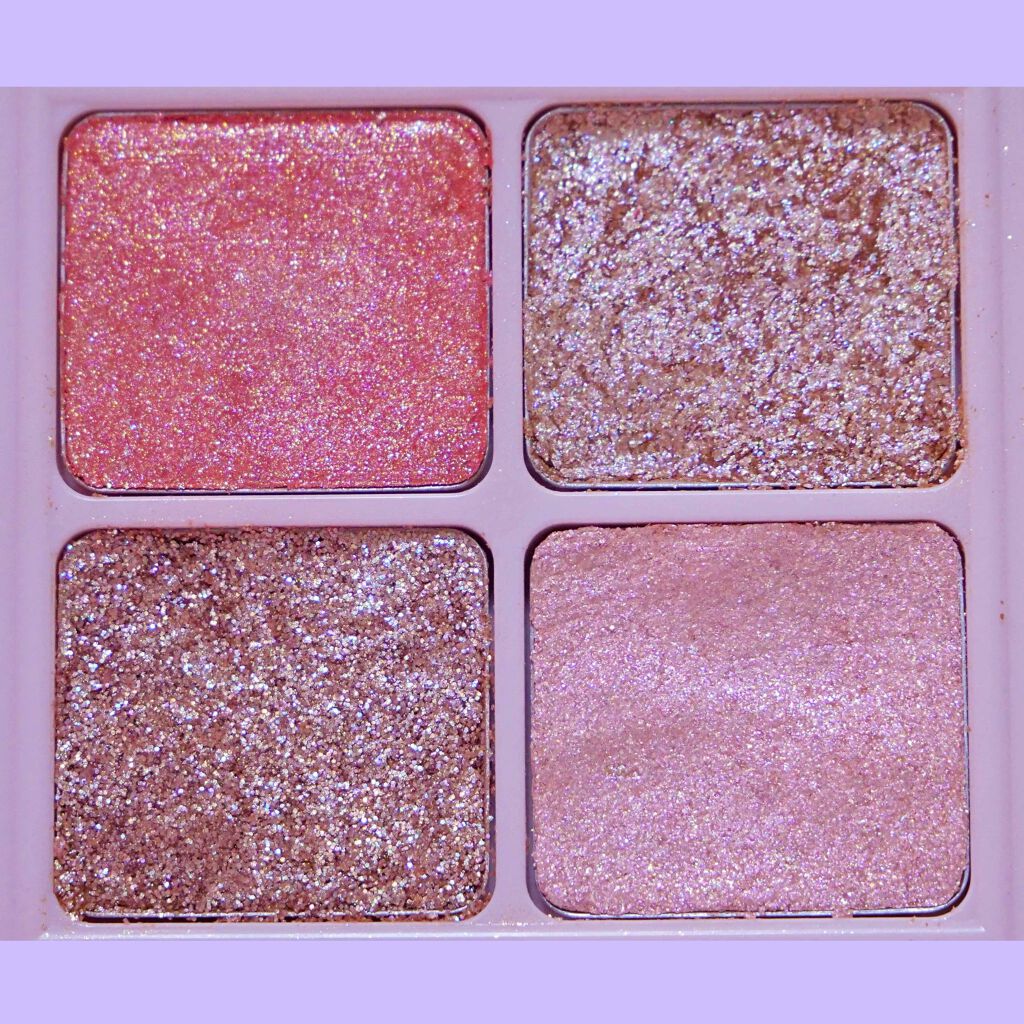 【ムードブランクコレクション】シュガー トゥインクル グリッター パレット /PERIPERA/アイシャドウパレットを使ったクチコミ(2枚目)