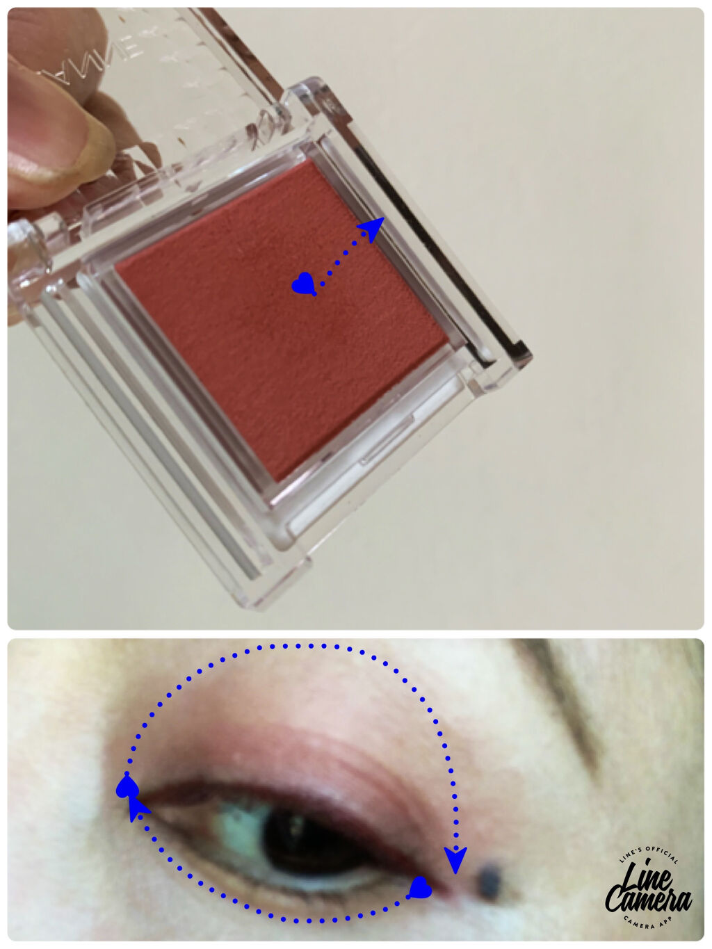 シングルカラーアイシャドウ/CEZANNE/単色アイシャドウを使ったクチコミ（2枚目）