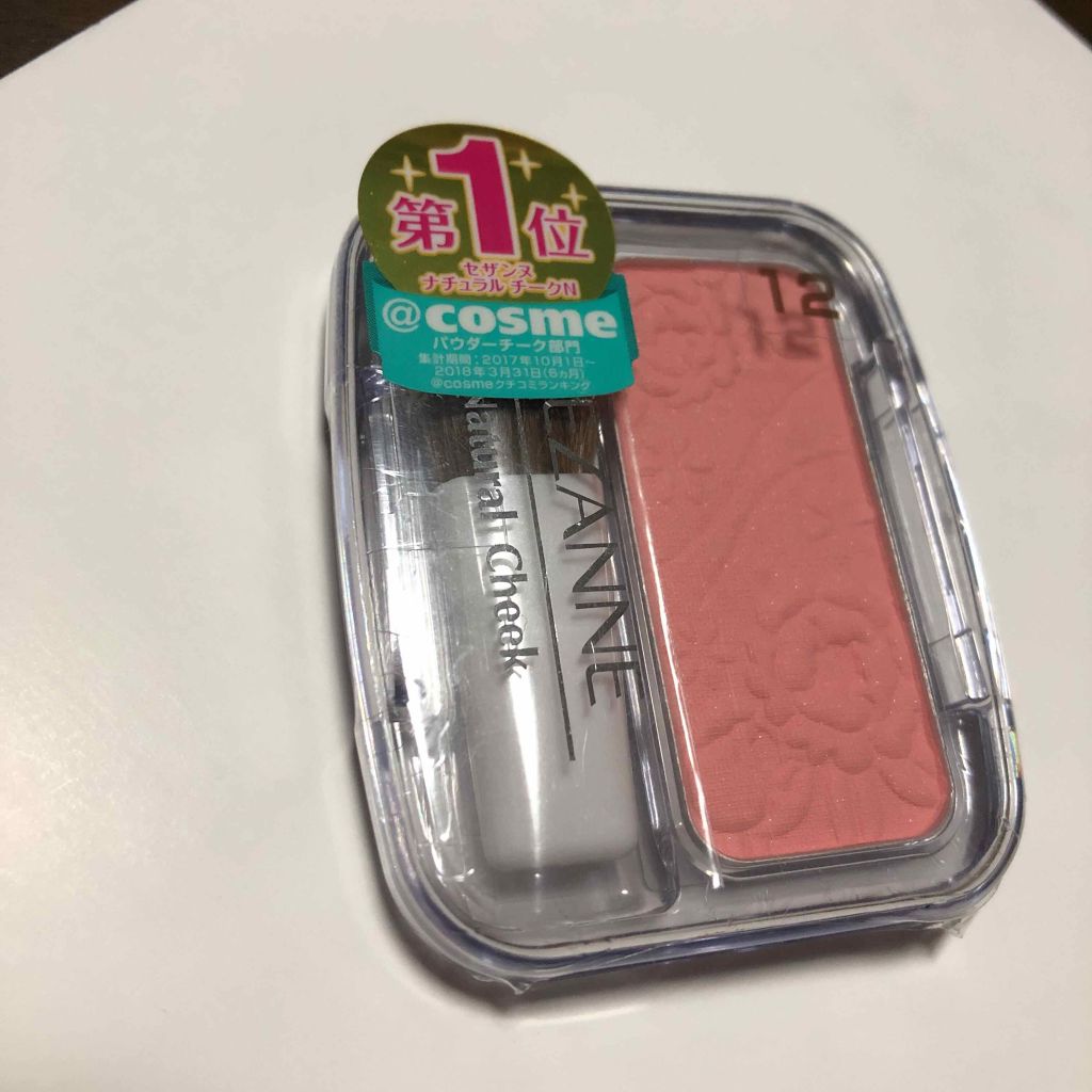 ナチュラル チークN/CEZANNE/パウダーチークを使ったクチコミ（1枚目）