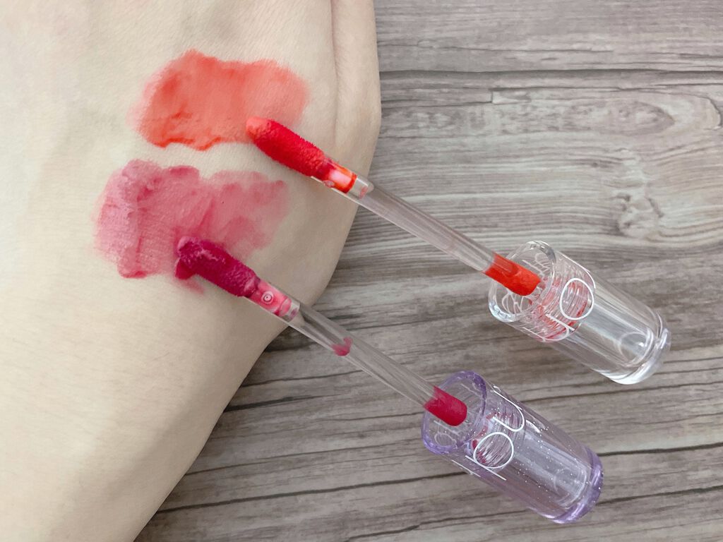 グラスティングウォーターティント/rom&nd/リップティントを使ったクチコミ(2枚目)