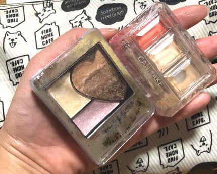 レインボーグラデアイズ/インテグレート/アイシャドウパレットを使ったクチコミ(3枚目)