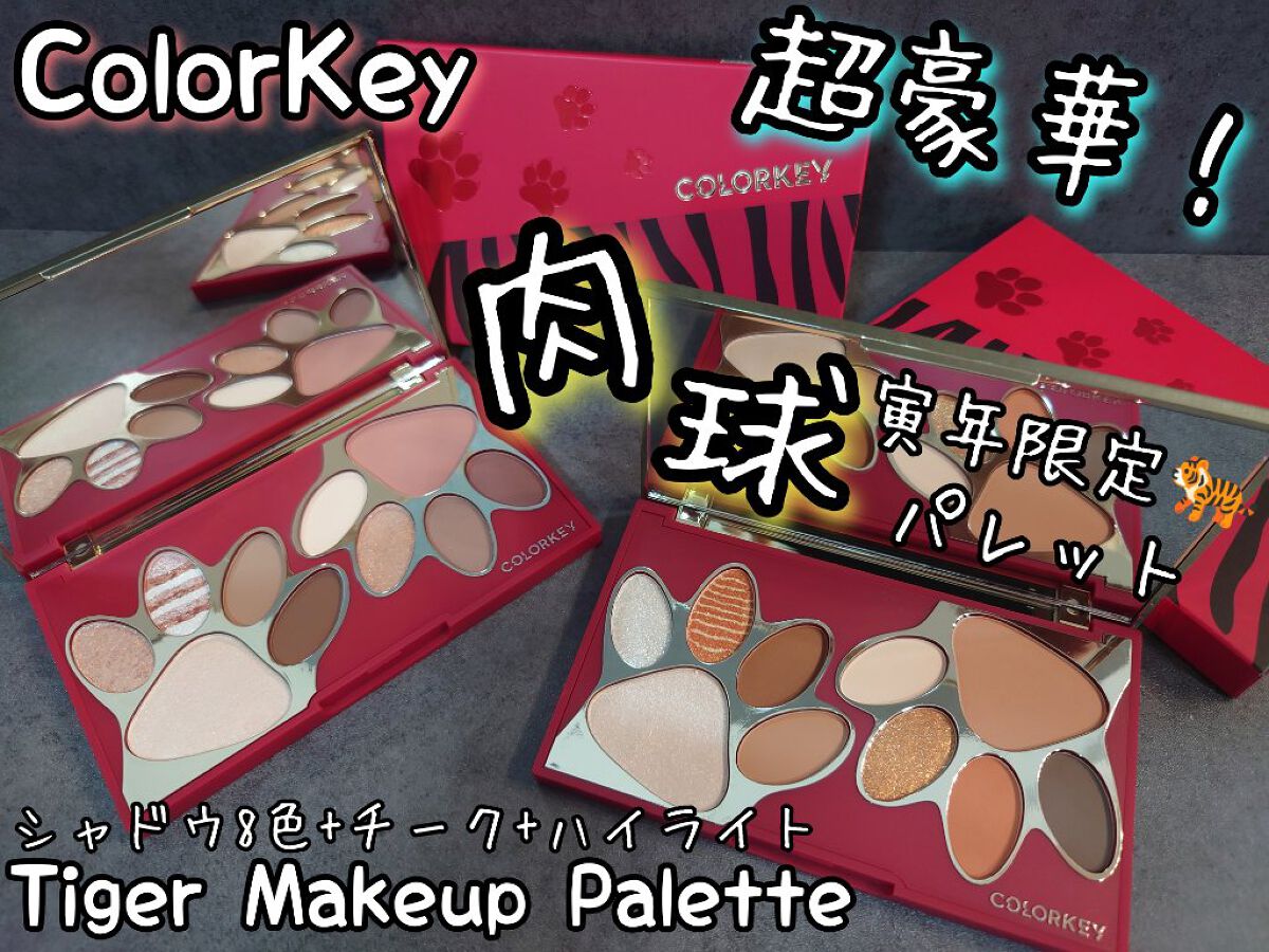 トラ十色アイシャドウパレット/COLORKEY/アイシャドウパレットを使ったクチコミ（1枚目）