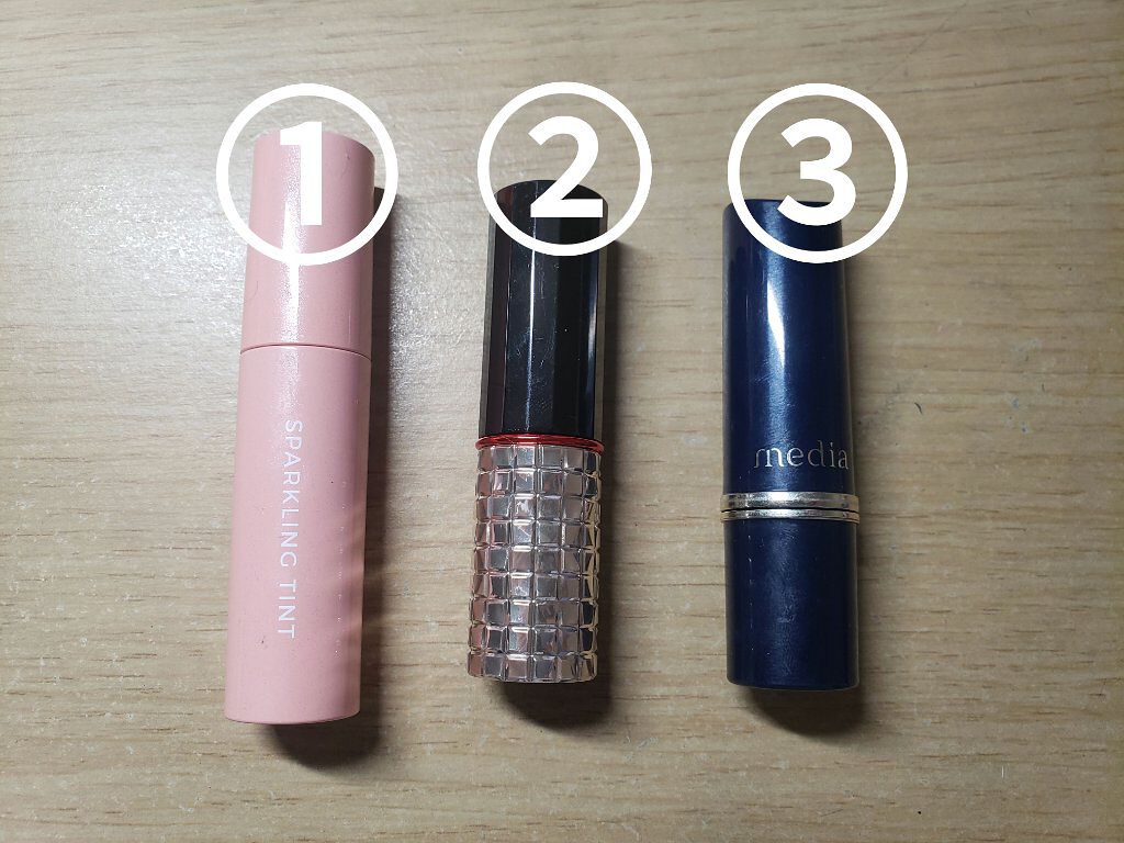 クリーミィラスティングリップA/media/口紅を使ったクチコミ(2枚目)