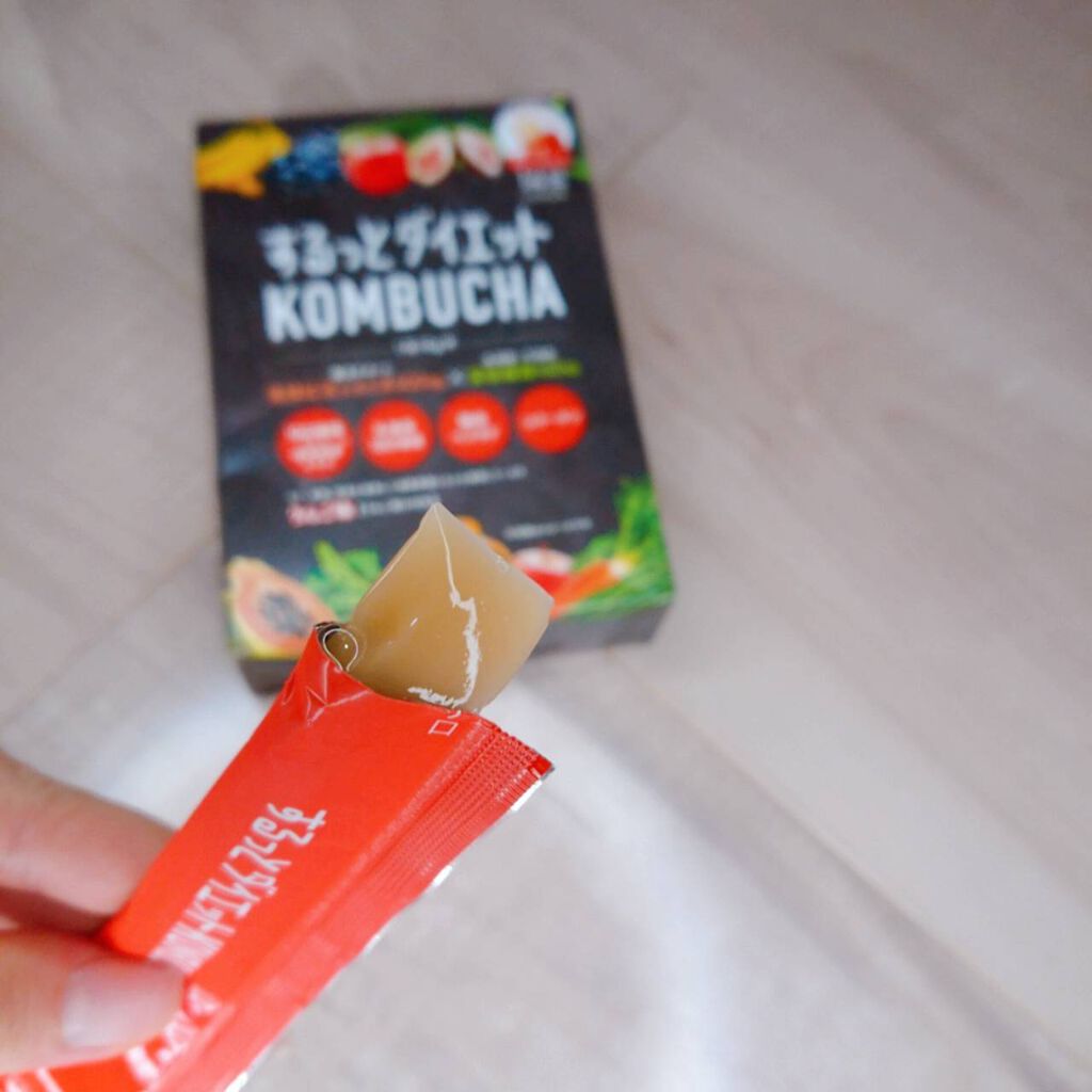するっとダイエットKOMBUCHAゼリー/リブ・ラボラトリーズ/コンブチャを使ったクチコミ（3枚目）