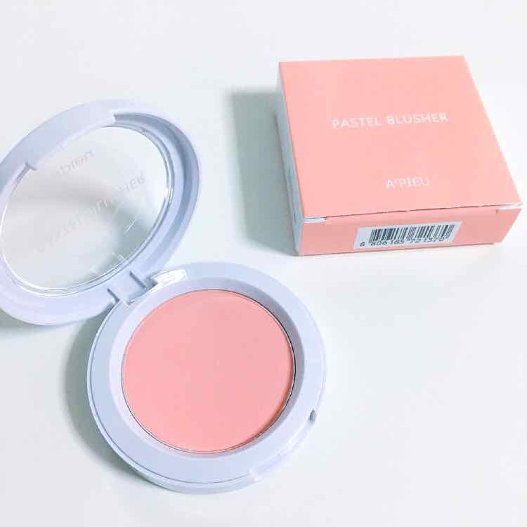 アピュー パステルブラッシャー/A’pieu/パウダーチークを使ったクチコミ(4枚目)