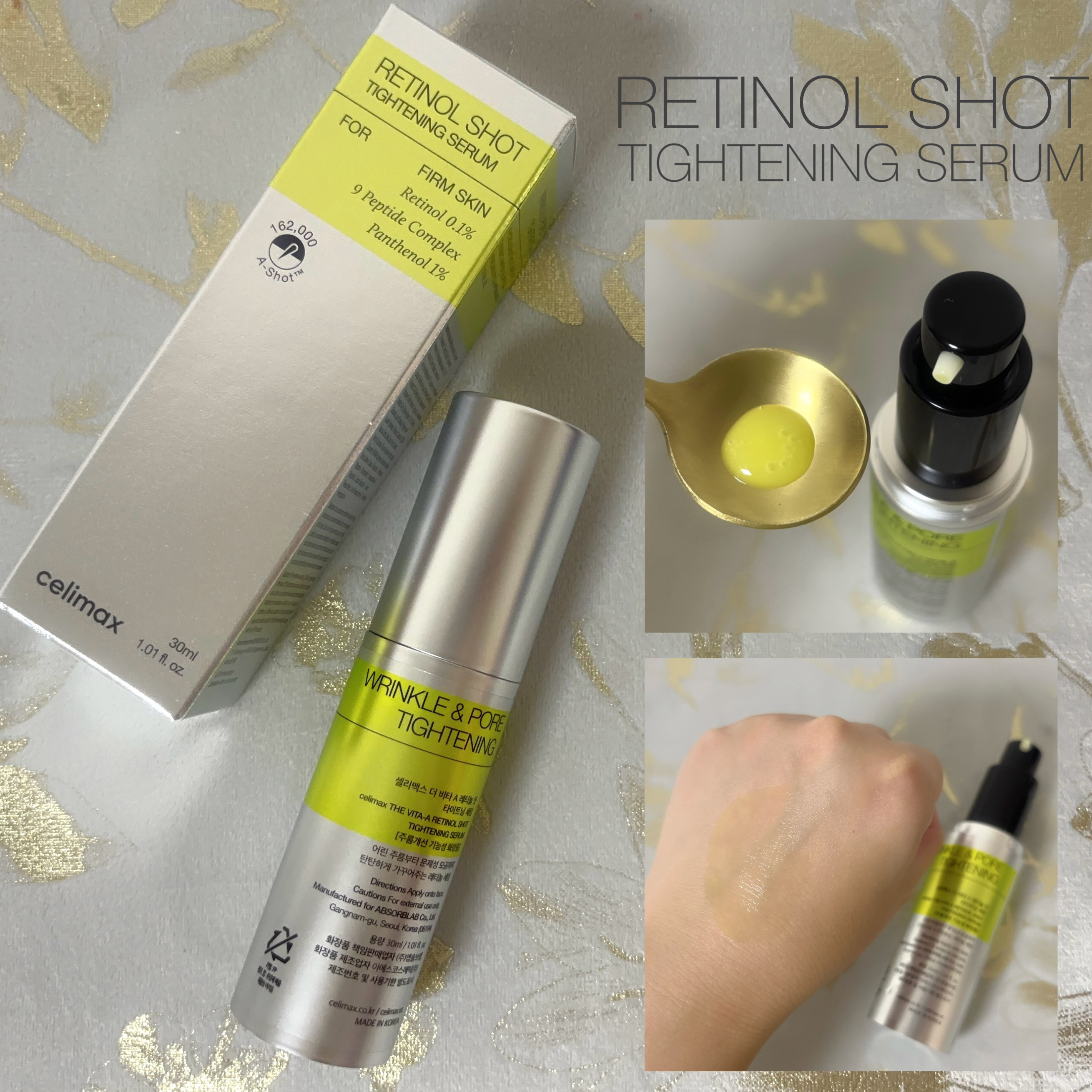  THE ビタA レチノールショット タイトニングセラム /celimax/美容液を使ったクチコミ（2枚目）