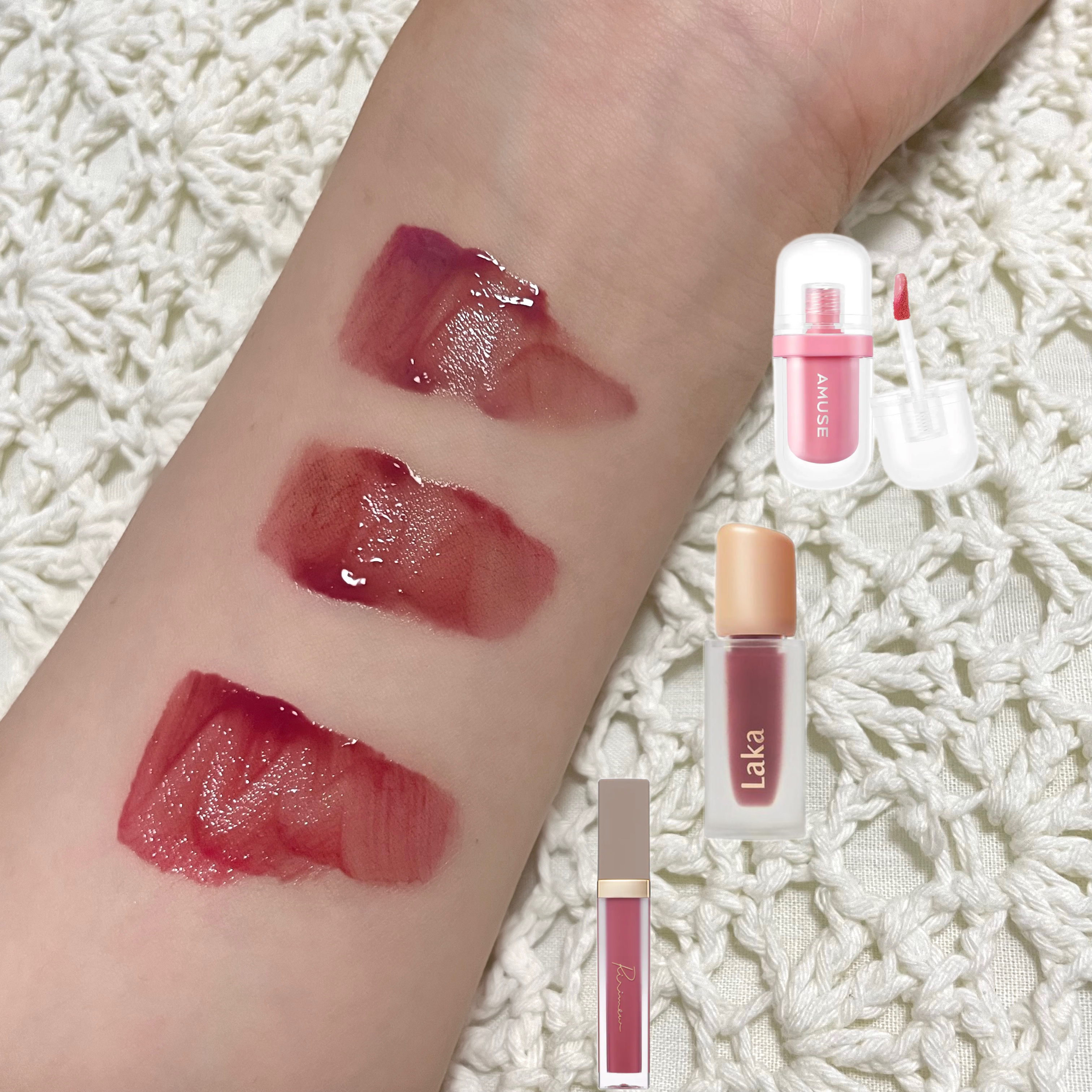 フルーティーグラムティント/Laka/リップティントを使ったクチコミ（2枚目）