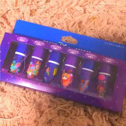 東京ディズニーリゾートアート柄リップクリームセット/ディズニーストア/リップケアを使ったクチコミ(1枚目)