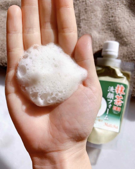抹茶配合洗顔フォーム N/ユゼ化粧品/洗顔フォームを使ったクチコミ(3枚目)