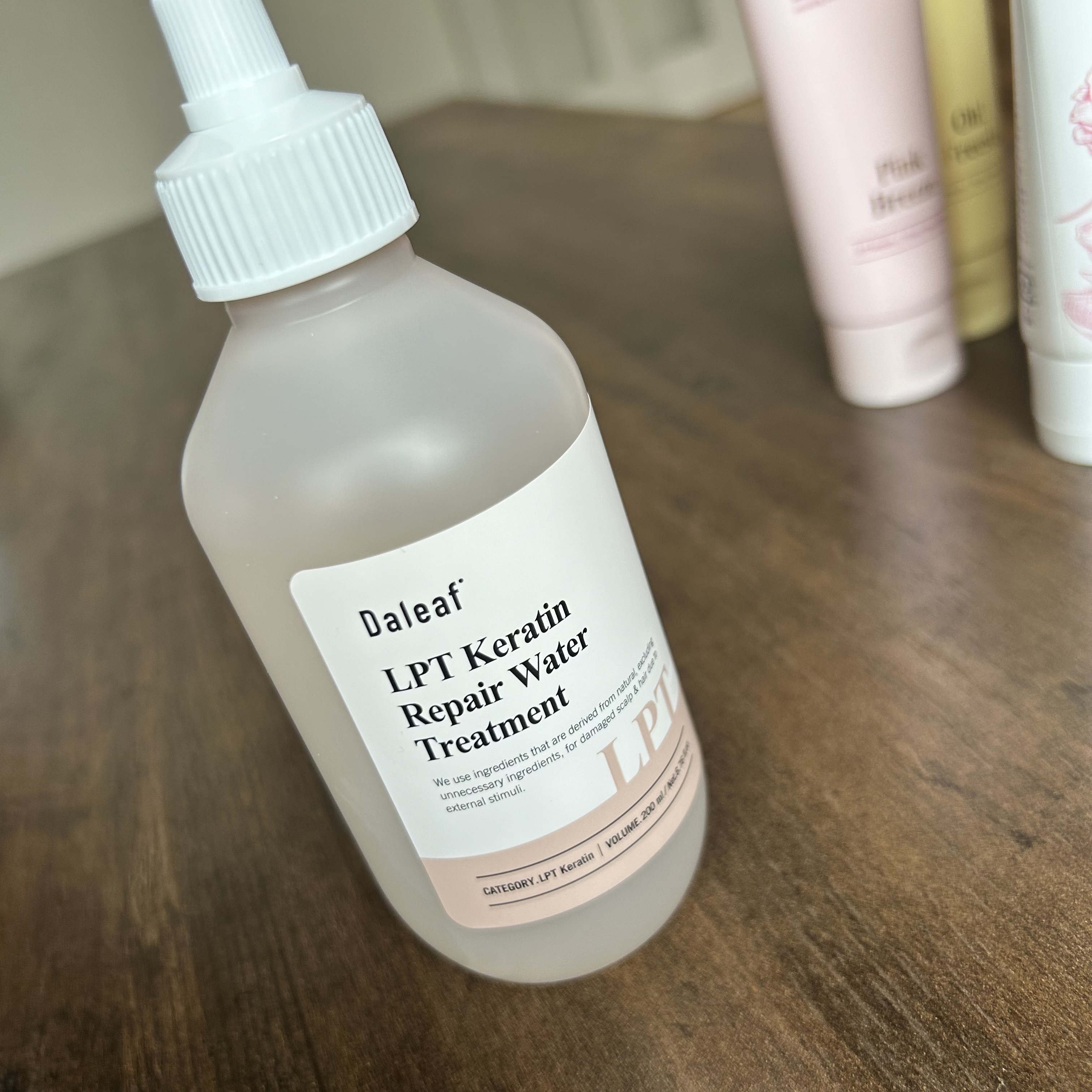 LPT Keratin パフュームヘアエッセンス Blooming Rose/Daleaf/ヘアミルクを使ったクチコミ（3枚目）