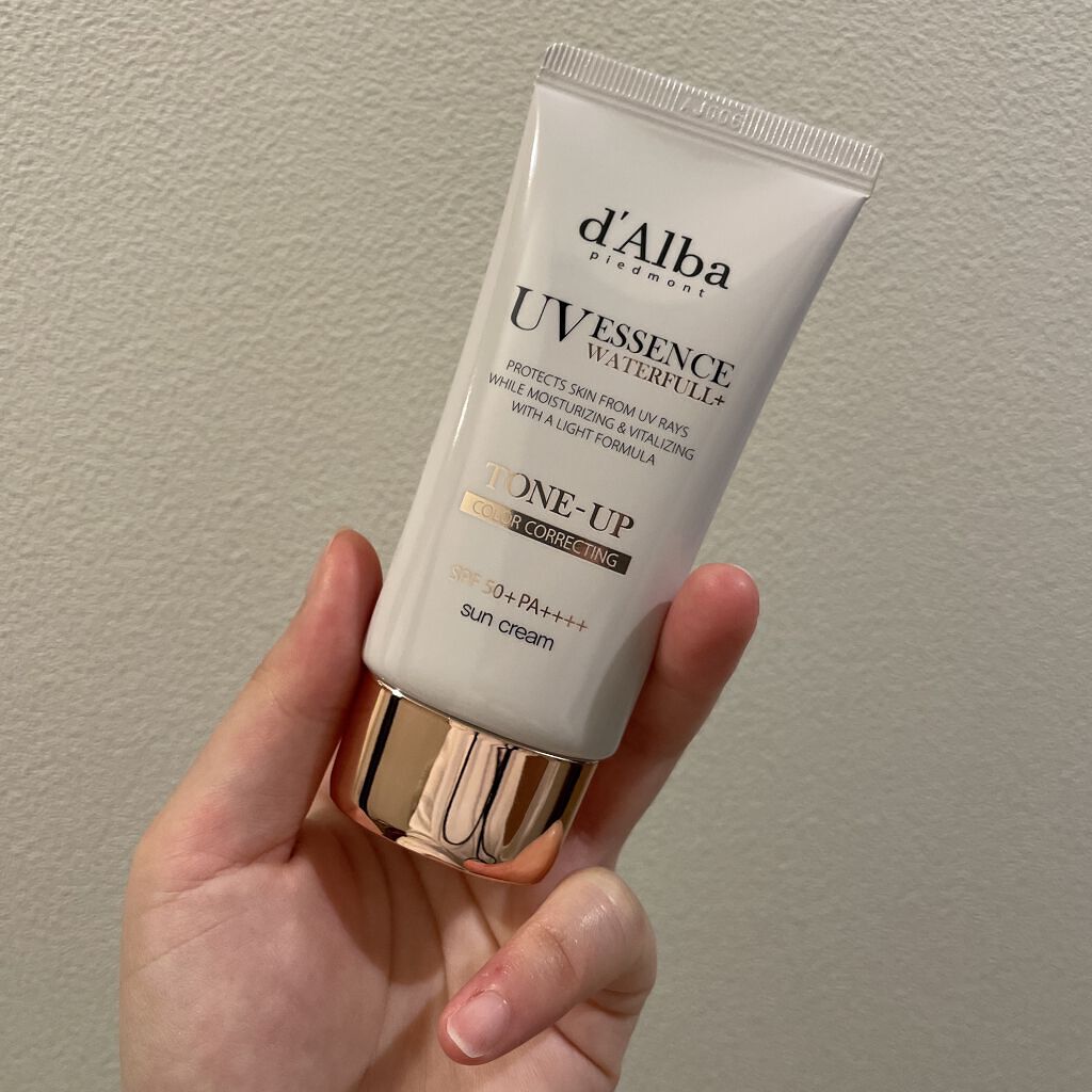 ウォータフルトーンアップサンクリーム/ダルバ/日焼け止めクリームを使ったクチコミ（1枚目）
