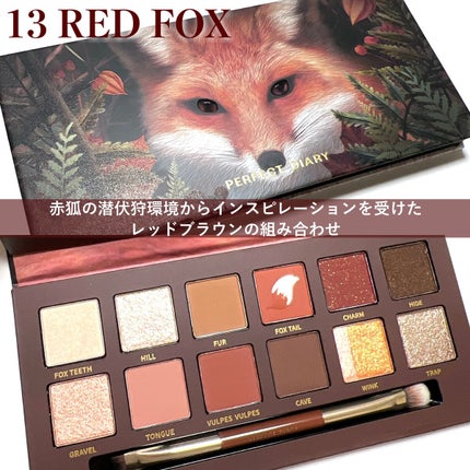 エクスプローラ12色 動物アイシャドウパレット/PERFECT DIARY/アイシャドウパレットを使ったクチコミ(3枚目)