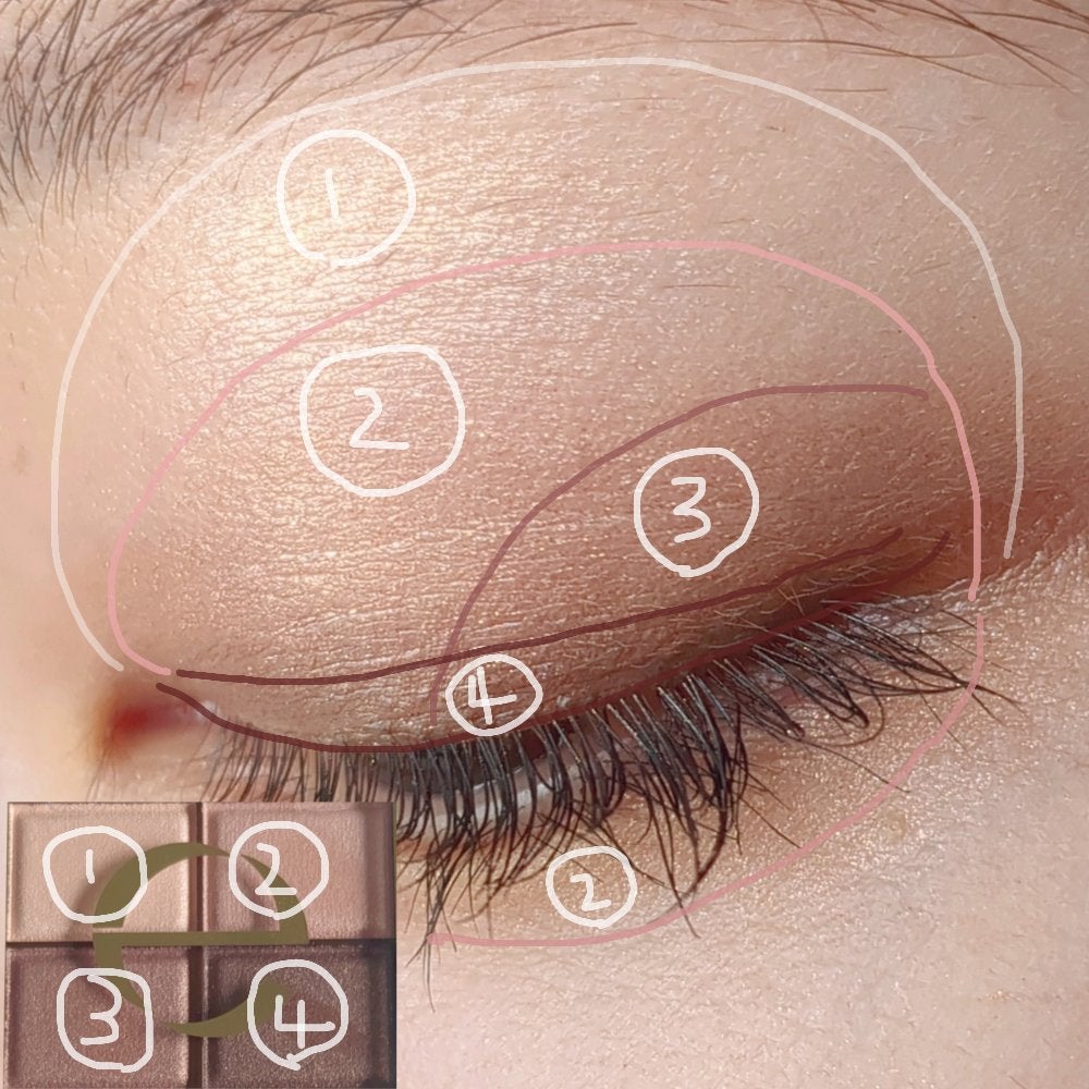 スキニーリッチシャドウ/excel/アイシャドウパレットを使ったクチコミ(5枚目)