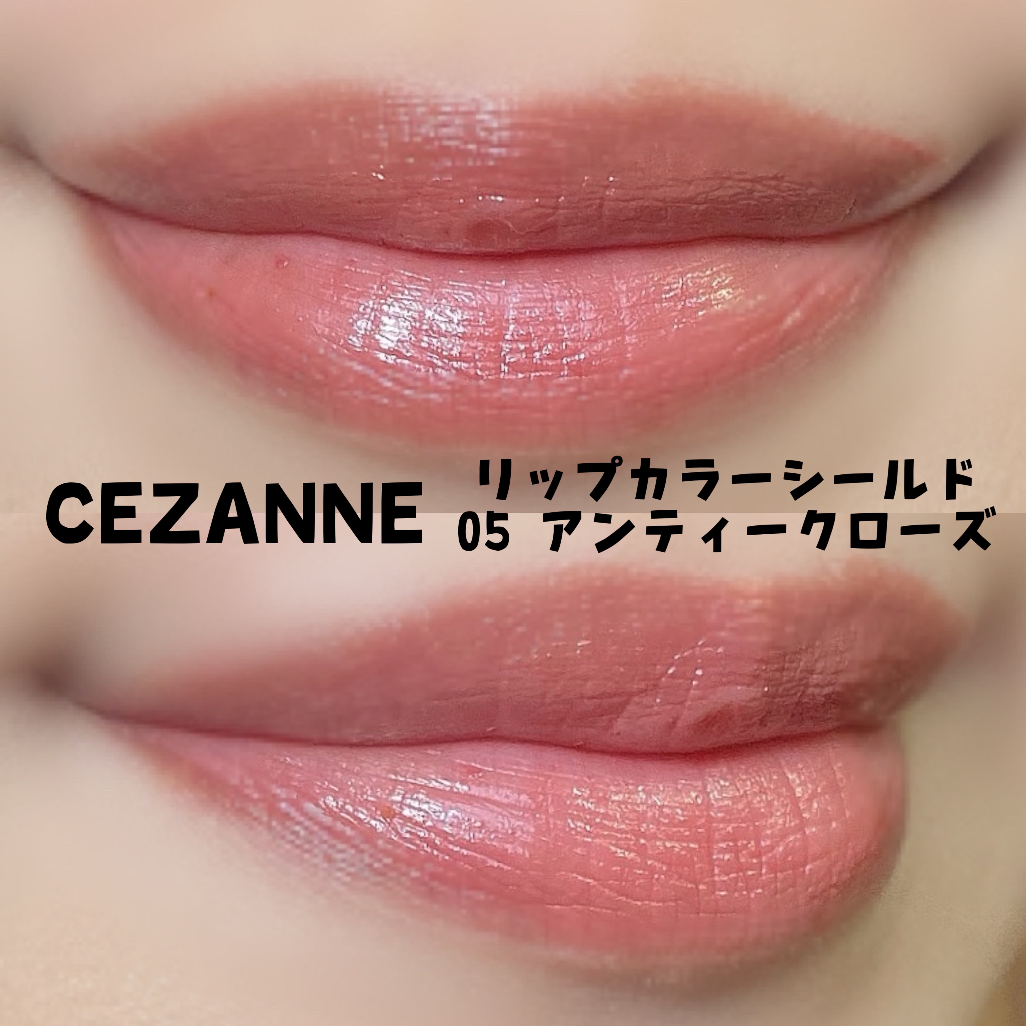 リップカラーシールド/CEZANNE/口紅を使ったクチコミ（2枚目）