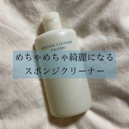 スポンジクリーナーN 199/SHISEIDO/その他化粧小物を使ったクチコミ(1枚目)