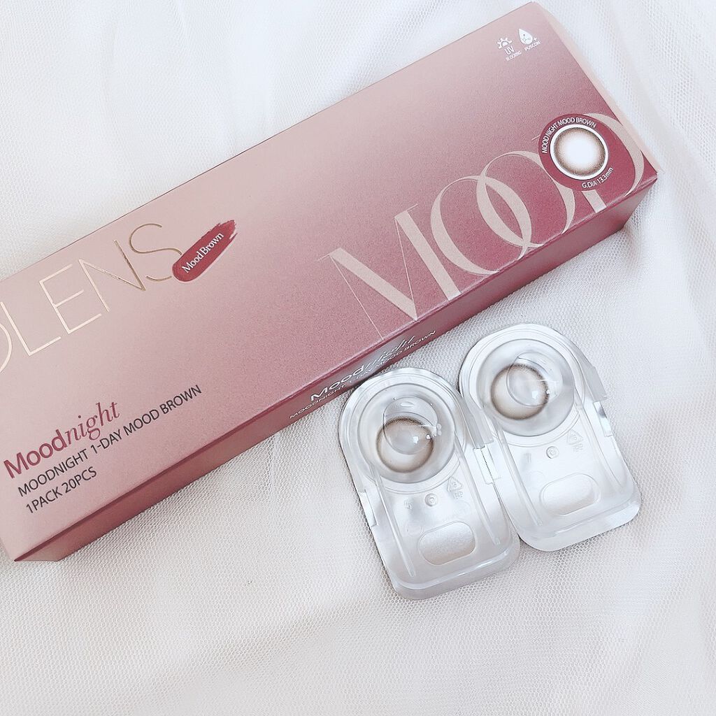Moodnight 1day/OLENS/ワンデー（１DAY）カラコンを使ったクチコミ（3枚目）